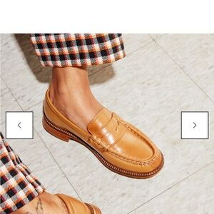 Limited edition Freda Salvador Tan Leather Loafers